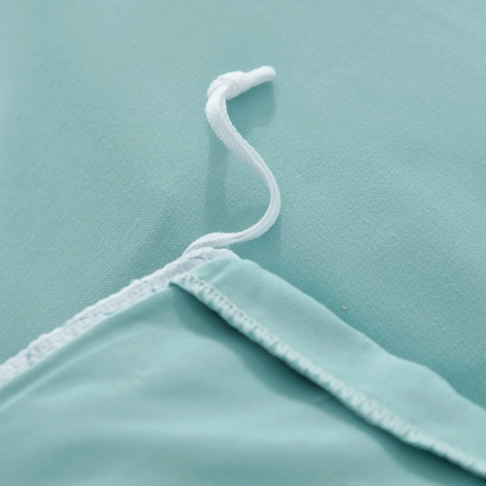 91家纺网 家纺一手货源 找家纺 OL家纺2025新款轻奢风氧乐棉床盖夹棉防滑四件套 华尔兹--湖兰