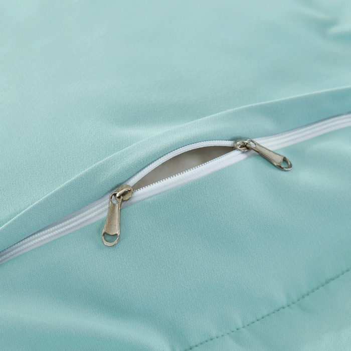 91家纺网 家纺一手货源 找家纺 OL家纺2025新款轻奢风氧乐棉床盖夹棉防滑四件套 华尔兹--湖兰