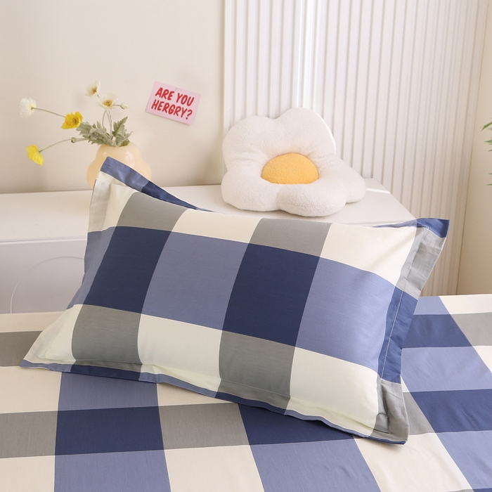 91家纺网 家纺一手货源 找家纺 （总）凯森家纺 2025新款133x72全棉三件套床套款学生被套宿舍寝室垫套款六件套