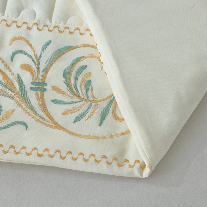 91家纺网 家纺一手货源 找家纺 （总）OL家纺 2025春夏新款轻奢风针织云棉床盖夹绵防滑床盖款四件套