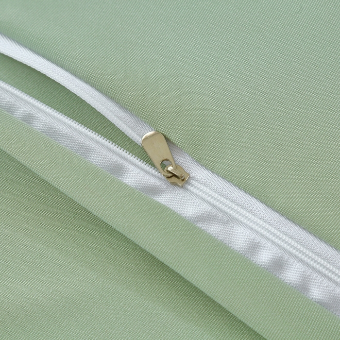 91家纺网 家纺一手货源 找家纺 OL家纺 2025春夏新款轻奢风针织云棉床盖夹绵防滑床盖款四件套 果绿