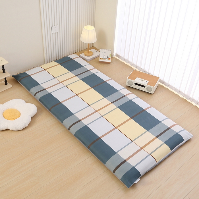 91家纺网 家纺一手货源 找家纺 凯森家纺 2025新款13372全棉床垫套学生床笠套单品褥子套懒人垫子套90x190学生上下铺宿舍寝室 卡丽尔