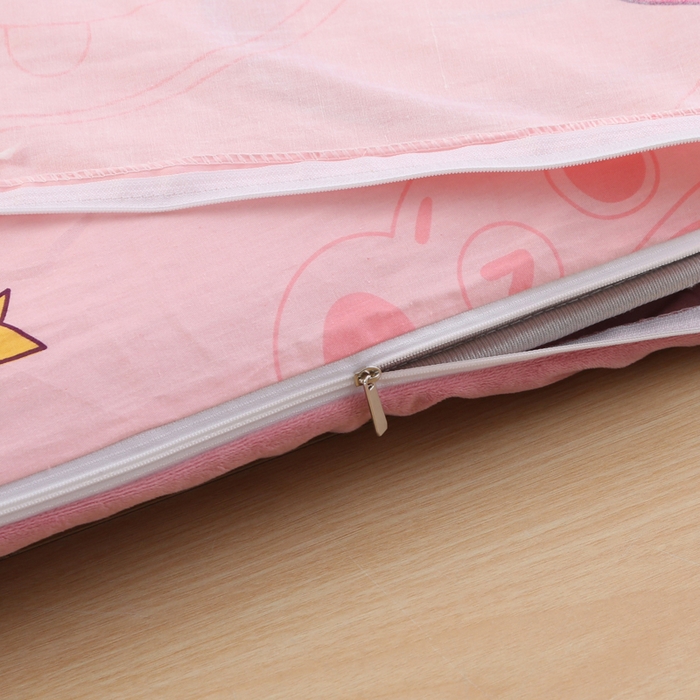 91家纺网 家纺一手货源 找家纺 凯森家纺 2025新款13372全棉床垫套学生床笠套单品褥子套懒人垫子套90x190学生上下铺宿舍寝室 草莓熊+绒（婴儿绒）