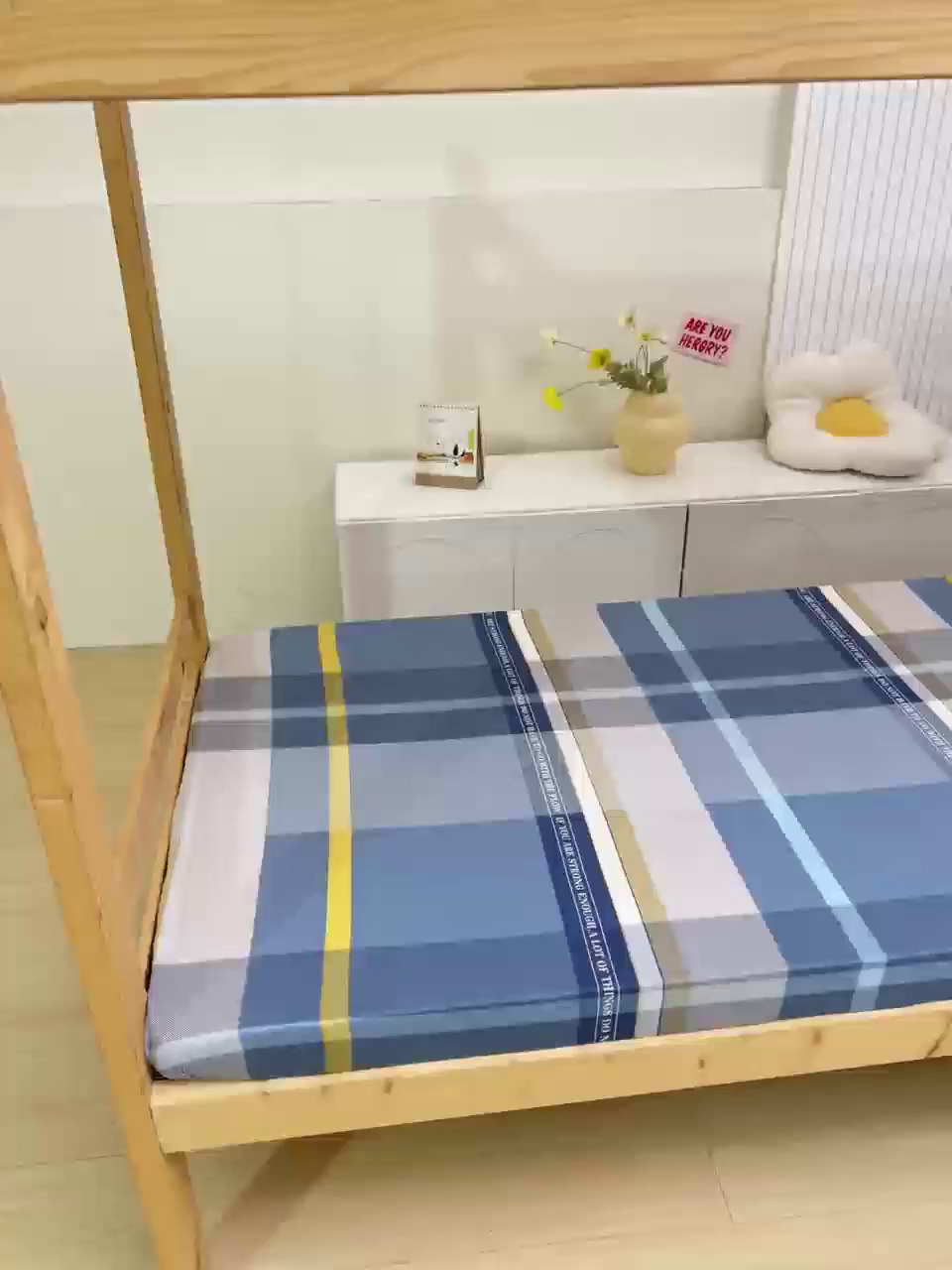 91家纺网 家纺一手货源 找家纺 （总）凯森家纺 2024新款13372全棉印花学生床笠宿舍寝室床垫保护套上下铺床笠90x190