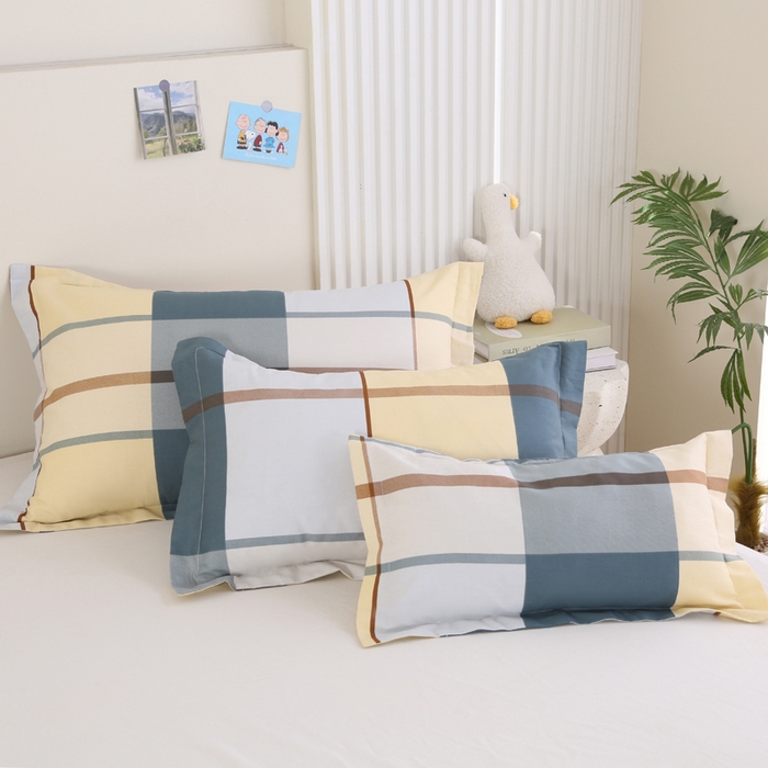 91家纺网 家纺一手货源 找家纺 凯森家纺 新款13372全棉枕套单人枕头套枕芯套儿童枕套30x50cm成人40x60cm48x74cm 卡丽尔