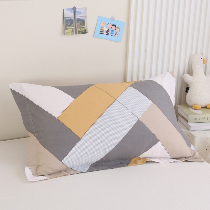 91家纺网 家纺一手货源 找家纺 凯森家纺 新款13372全棉枕套单人枕头套枕芯套儿童枕套30x50cm成人40x60cm48x74cm 索格-咖