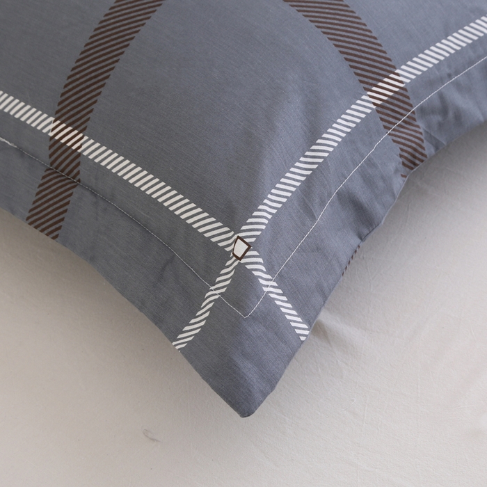 91家纺网 家纺一手货源 找家纺 凯森家纺 新款13372全棉枕套单人枕头套枕芯套儿童枕套30x50cm成人40x60cm48x74cm 俄洛伊-灰