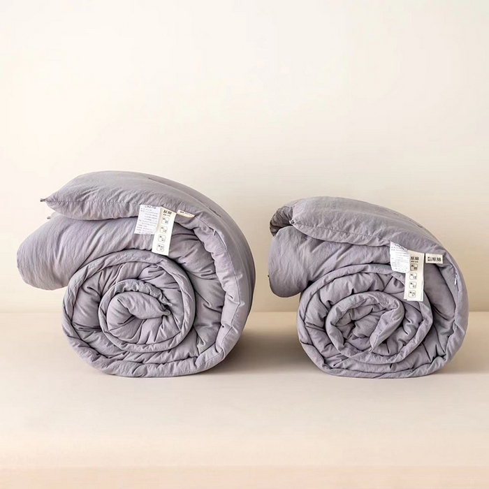 91家纺网 家纺一手货源 找家纺 （总）凯森家纺 2025新款A类原棉被芯大豆被子学生被宿舍寝室春秋被冬被150x200cm