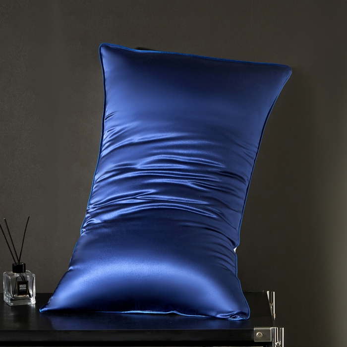 91家纺网 家纺一手货源 找家纺 （总）凯森家纺 重磅纯真丝枕套100%桑蚕丝枕头套纯色枕芯套丝滑缎面单人枕皮夏季天丝美 容顺发枕巾