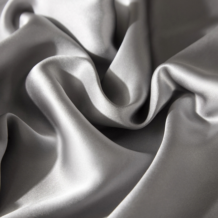 91家纺网 家纺一手货源 找家纺 凯森家纺 重磅纯真丝枕套100%桑蚕丝枕头套纯色枕芯套丝滑缎面单人枕皮夏季天丝美 容顺发枕巾 鸽子灰