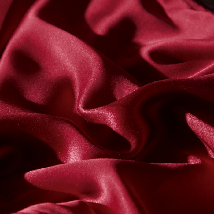 91家纺网 家纺一手货源 找家纺 凯森家纺 重磅纯真丝枕套100%桑蚕丝枕头套纯色枕芯套丝滑缎面单人枕皮夏季天丝美 容顺发枕巾 樱桃红