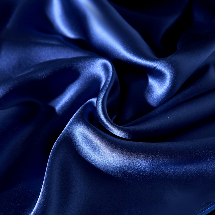 91家纺网 家纺一手货源 找家纺 凯森家纺 重磅纯真丝枕套100%桑蚕丝枕头套纯色枕芯套丝滑缎面单人枕皮夏季天丝美 容顺发枕巾 贵族蓝