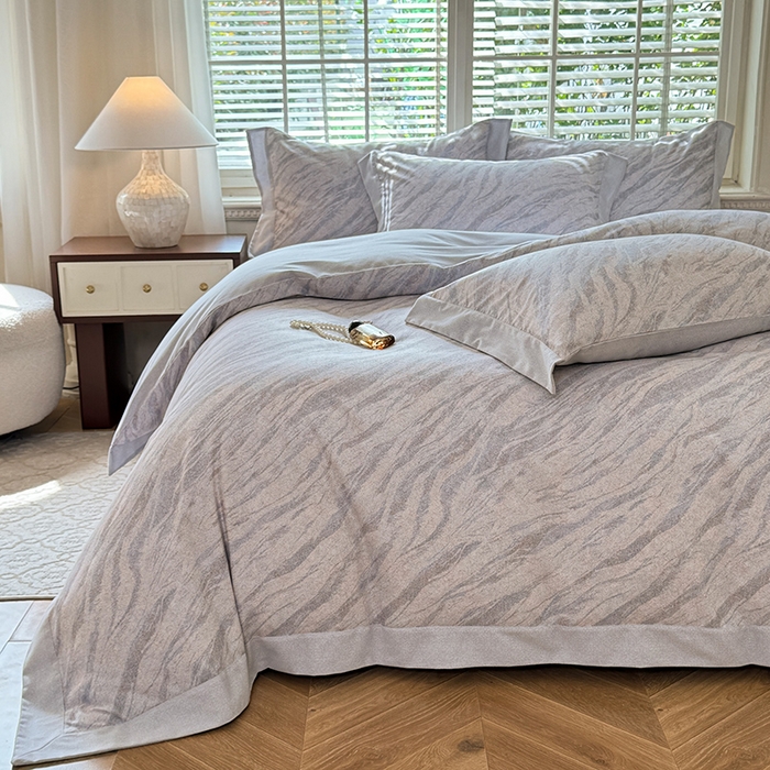 91家纺网 家纺一手货源 找家纺 巧玲珑 2025新款ABk版新疆棉双拼四件套（新花色已更新）