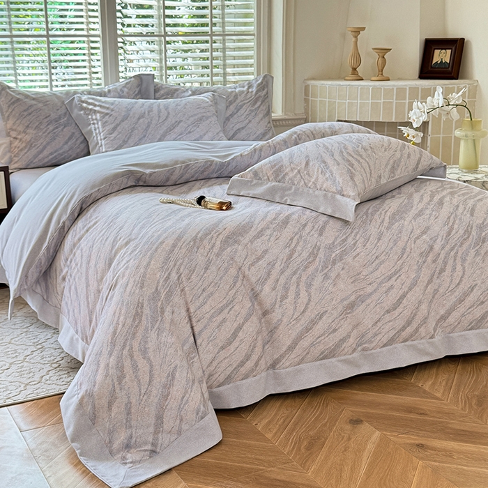 91家纺网 家纺一手货源 找家纺 巧玲珑 2025新款ABk版新疆棉双拼四件套（新花色已更新）