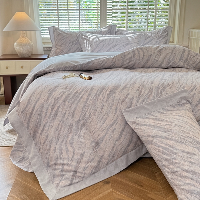 91家纺网 家纺一手货源 找家纺 巧玲珑 2025新款ABk版新疆棉双拼四件套（新花色已更新）