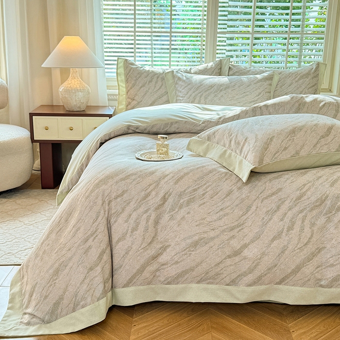 91家纺网 家纺一手货源 找家纺 巧玲珑 2025新款ABk版新疆棉双拼四件套（新花色已更新）