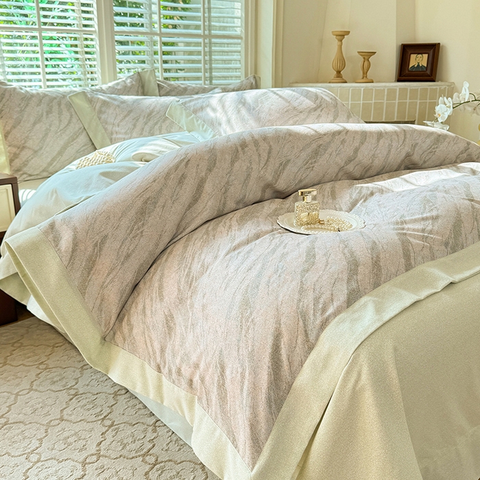 91家纺网 家纺一手货源 找家纺 巧玲珑 2025新款ABk版新疆棉双拼四件套（新花色已更新）