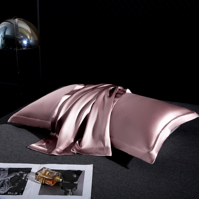 91家纺网 家纺一手货源 找家纺 （总）凯森家纺 重磅纯真丝枕套一对100%桑蚕丝枕芯套美 容丝绸缎面枕头套夏季冰丝枕巾枕头套