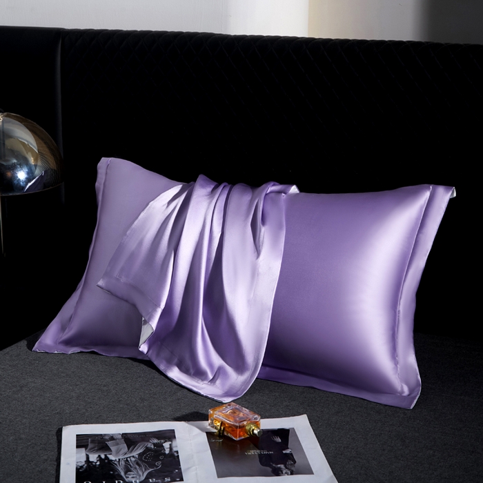 91家纺网 家纺一手货源 找家纺 （总）凯森家纺 重磅纯真丝枕套一对100%桑蚕丝枕芯套美 容丝绸缎面枕头套夏季冰丝枕巾枕头套