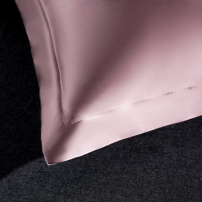 91家纺网 家纺一手货源 找家纺 凯森家纺 重磅纯真丝枕套一对100%桑蚕丝枕芯套美 容丝绸缎面枕头套夏季冰丝枕巾枕头套 豆沙紫