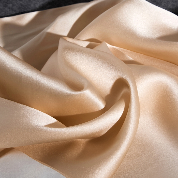 91家纺网 家纺一手货源 找家纺 凯森家纺 重磅纯真丝枕套一对100%桑蚕丝枕芯套美 容丝绸缎面枕头套夏季冰丝枕巾枕头套 香槟玉