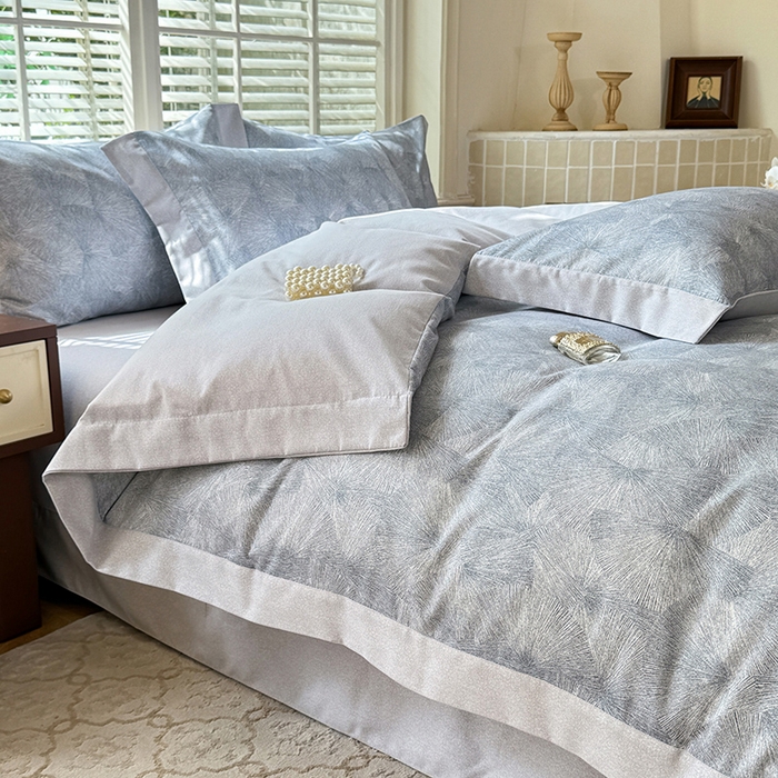 91家纺网 家纺一手货源 找家纺 巧玲珑 2025新款ABk版新疆棉双拼四件套（新花色已更新）