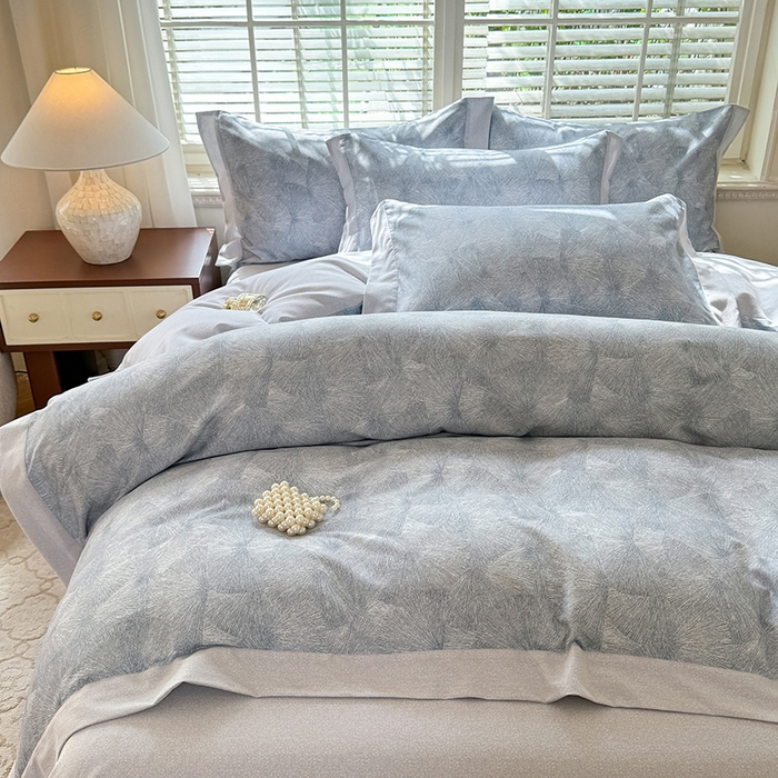 91家纺网 家纺一手货源 找家纺 巧玲珑 2025新款ABk版新疆棉双拼四件套（新花色已更新）