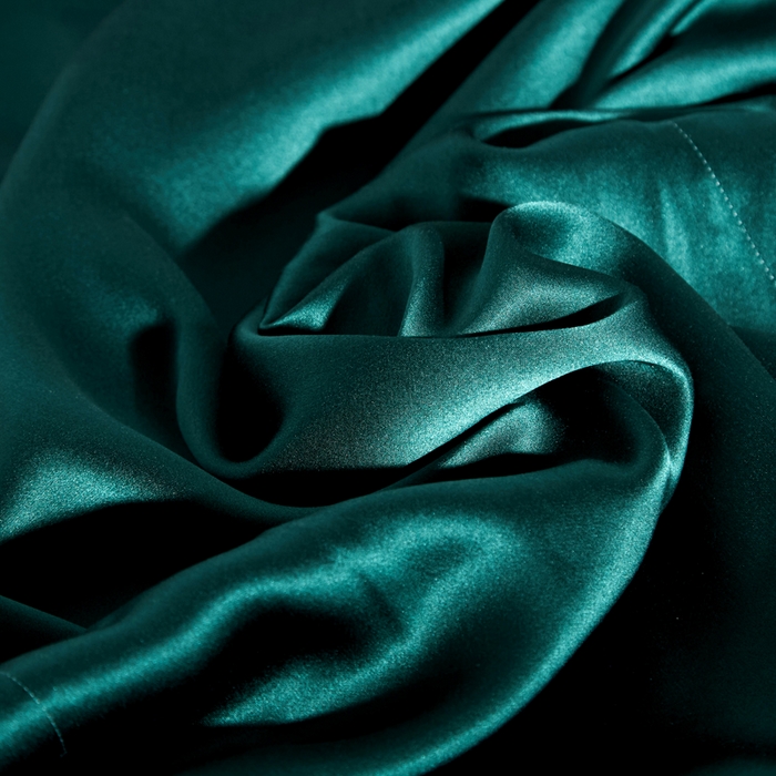 91家纺网 家纺一手货源 找家纺 凯森家纺 重磅纯真丝枕套一对100%桑蚕丝枕芯套美 容丝绸缎面枕头套夏季冰丝枕巾枕头套 孔雀绿