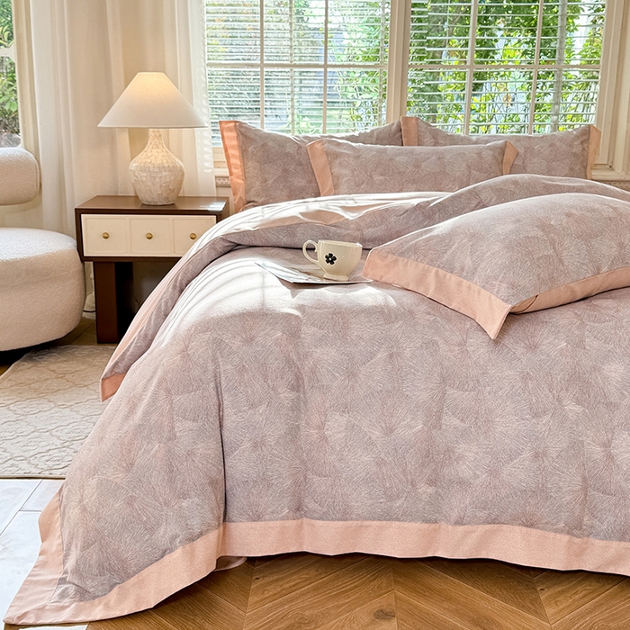 91家纺网 家纺一手货源 找家纺 巧玲珑 2025新款ABk版新疆棉双拼四件套（新花色已更新）