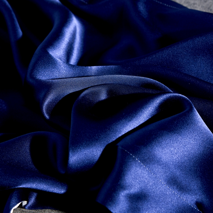 91家纺网 家纺一手货源 找家纺 凯森家纺 重磅纯真丝枕套一对100%桑蚕丝枕芯套美 容丝绸缎面枕头套夏季冰丝枕巾枕头套 贵族蓝