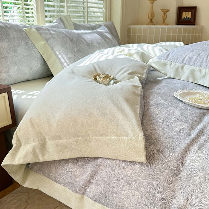 91家纺网 家纺一手货源 找家纺 巧玲珑 2025新款ABk版新疆棉双拼四件套（新花色已更新）