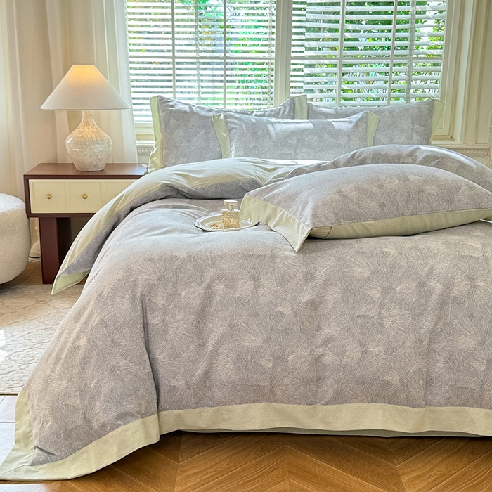 91家纺网 家纺一手货源 找家纺 巧玲珑 2025新款ABk版新疆棉双拼四件套（新花色已更新）