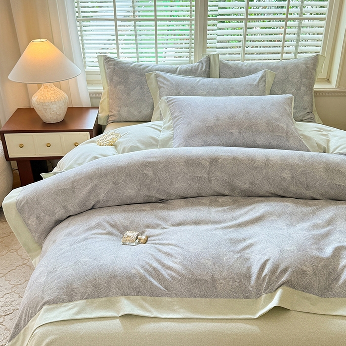 91家纺网 家纺一手货源 找家纺 巧玲珑 2025新款ABk版新疆棉双拼四件套（新花色已更新）