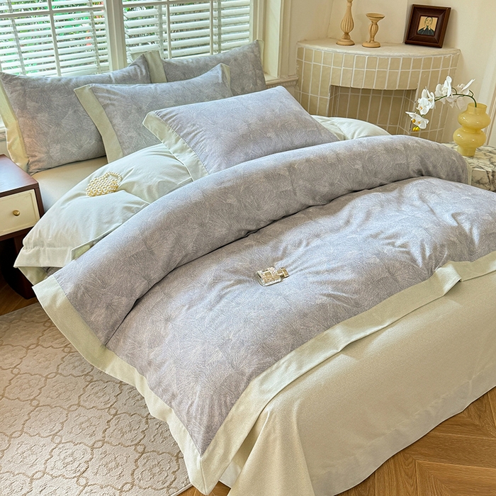 91家纺网 家纺一手货源 找家纺 巧玲珑 2025新款ABk版新疆棉双拼四件套（新花色已更新）