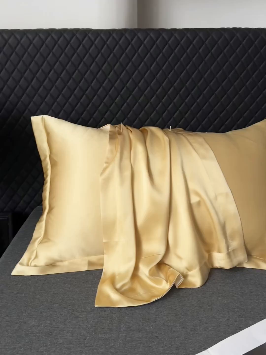 91家纺网 家纺一手货源 找家纺 凯森家纺 重磅纯真丝枕套一对100%桑蚕丝枕芯套美 容丝绸缎面枕头套夏季冰丝枕巾枕头套 贵族蓝