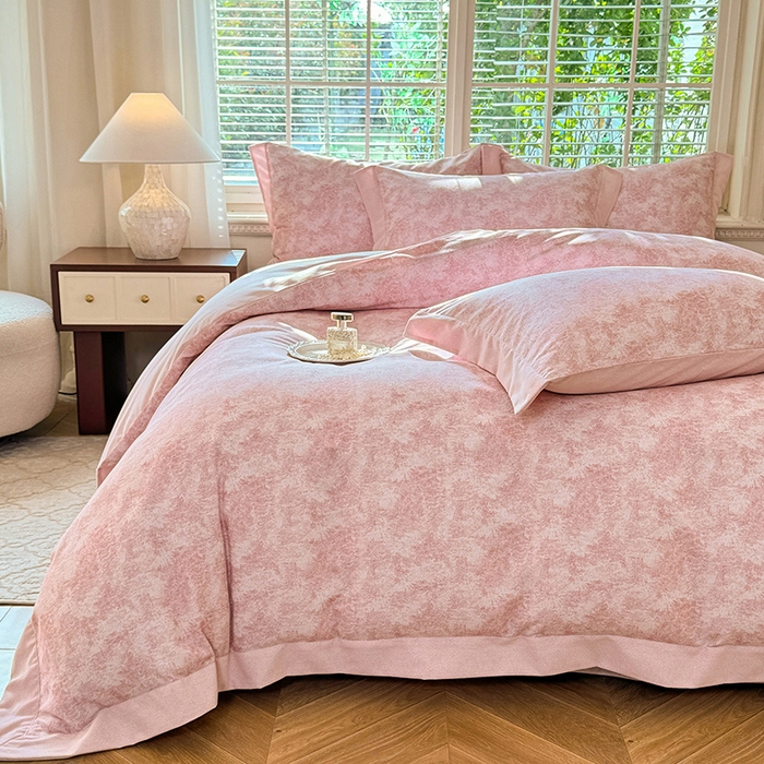 91家纺网 家纺一手货源 找家纺 巧玲珑 2025新款ABk版新疆棉双拼四件套（新花色已更新）