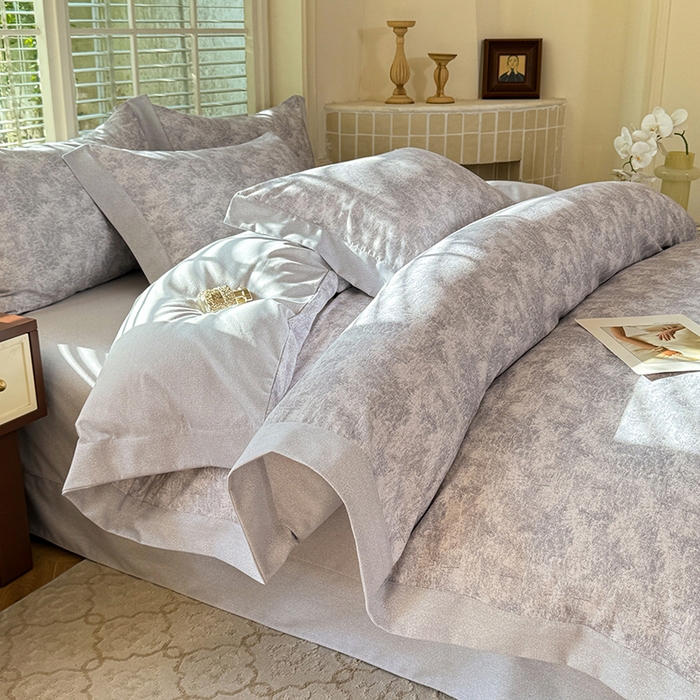 91家纺网 家纺一手货源 找家纺 巧玲珑 2025新款ABk版新疆棉双拼四件套（新花色已更新）