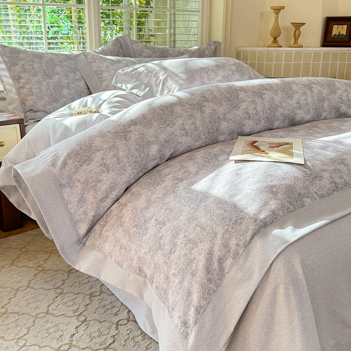 91家纺网 家纺一手货源 找家纺 巧玲珑 2025新款ABk版新疆棉双拼四件套（新花色已更新）