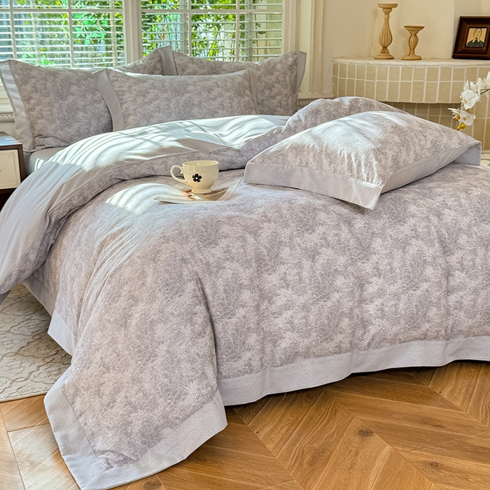 91家纺网 家纺一手货源 找家纺 巧玲珑 2025新款ABk版新疆棉双拼四件套（新花色已更新）