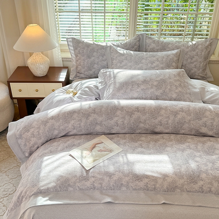 91家纺网 家纺一手货源 找家纺 巧玲珑 2025新款ABk版新疆棉双拼四件套（新花色已更新）