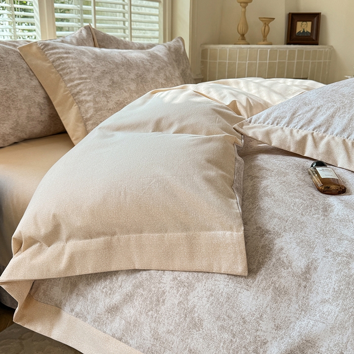 91家纺网 家纺一手货源 找家纺 巧玲珑 2025新款ABk版新疆棉双拼四件套（新花色已更新）