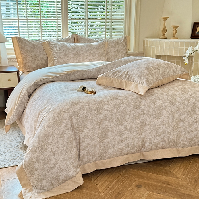 91家纺网 家纺一手货源 找家纺 巧玲珑 2025新款ABk版新疆棉双拼四件套（新花色已更新）