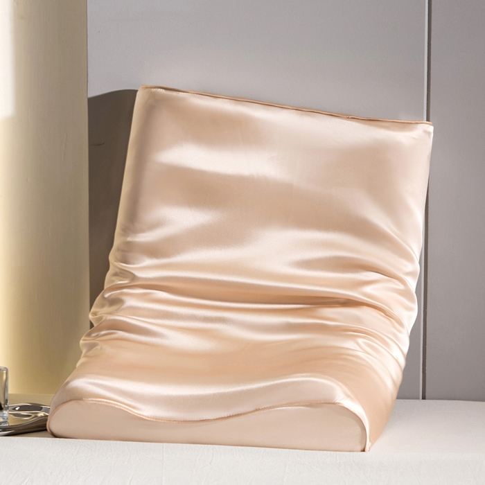 91家纺网 家纺一手货源 找家纺 （总）凯森家纺 双面纯真丝乳胶枕套100%桑蚕丝记忆枕枕芯套丝绸缎面成人40x60cm记忆枕枕头套50x30儿童枕套