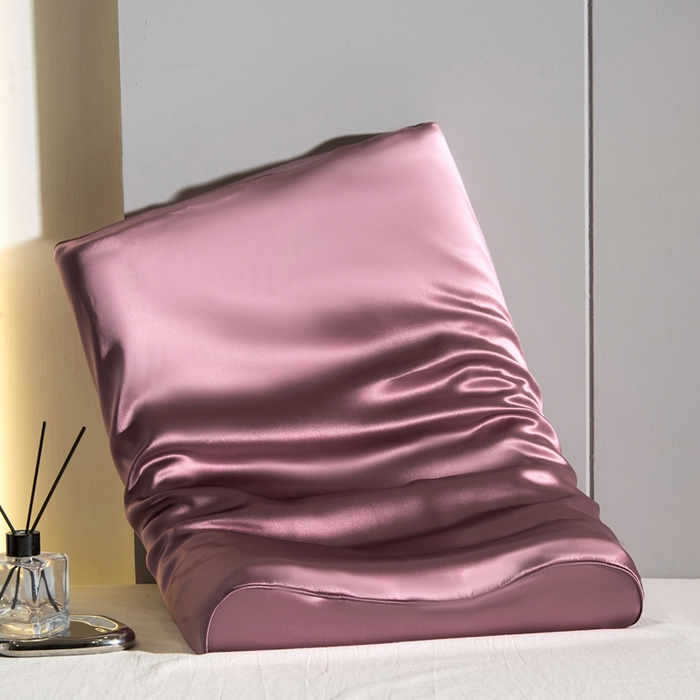 91家纺网 家纺一手货源 找家纺 （总）凯森家纺 双面纯真丝乳胶枕套100%桑蚕丝记忆枕枕芯套丝绸缎面成人40x60cm记忆枕枕头套50x30儿童枕套