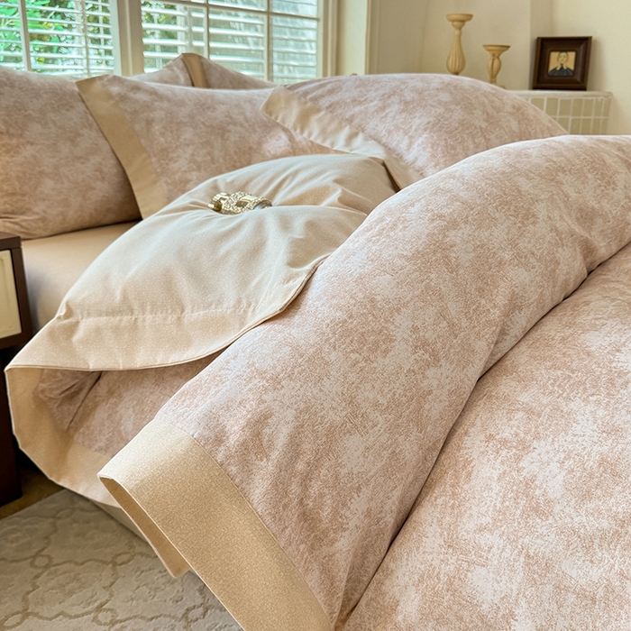 91家纺网 家纺一手货源 找家纺 巧玲珑 2025新款ABk版新疆棉双拼四件套（新花色已更新）