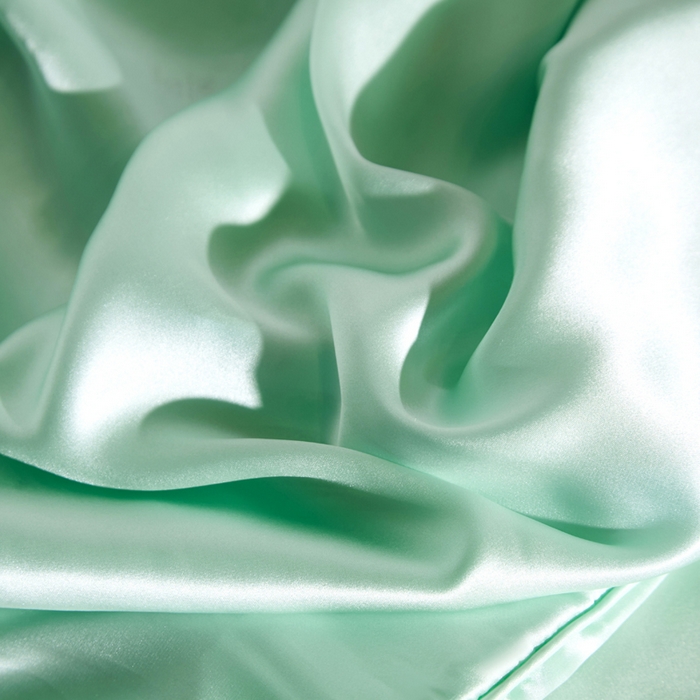 91家纺网 家纺一手货源 找家纺 凯森家纺 双面纯真丝乳胶枕套100%桑蚕丝记忆枕枕芯套丝绸缎面成人40x60cm记忆枕枕头套50x30儿童枕套 牛油果绿