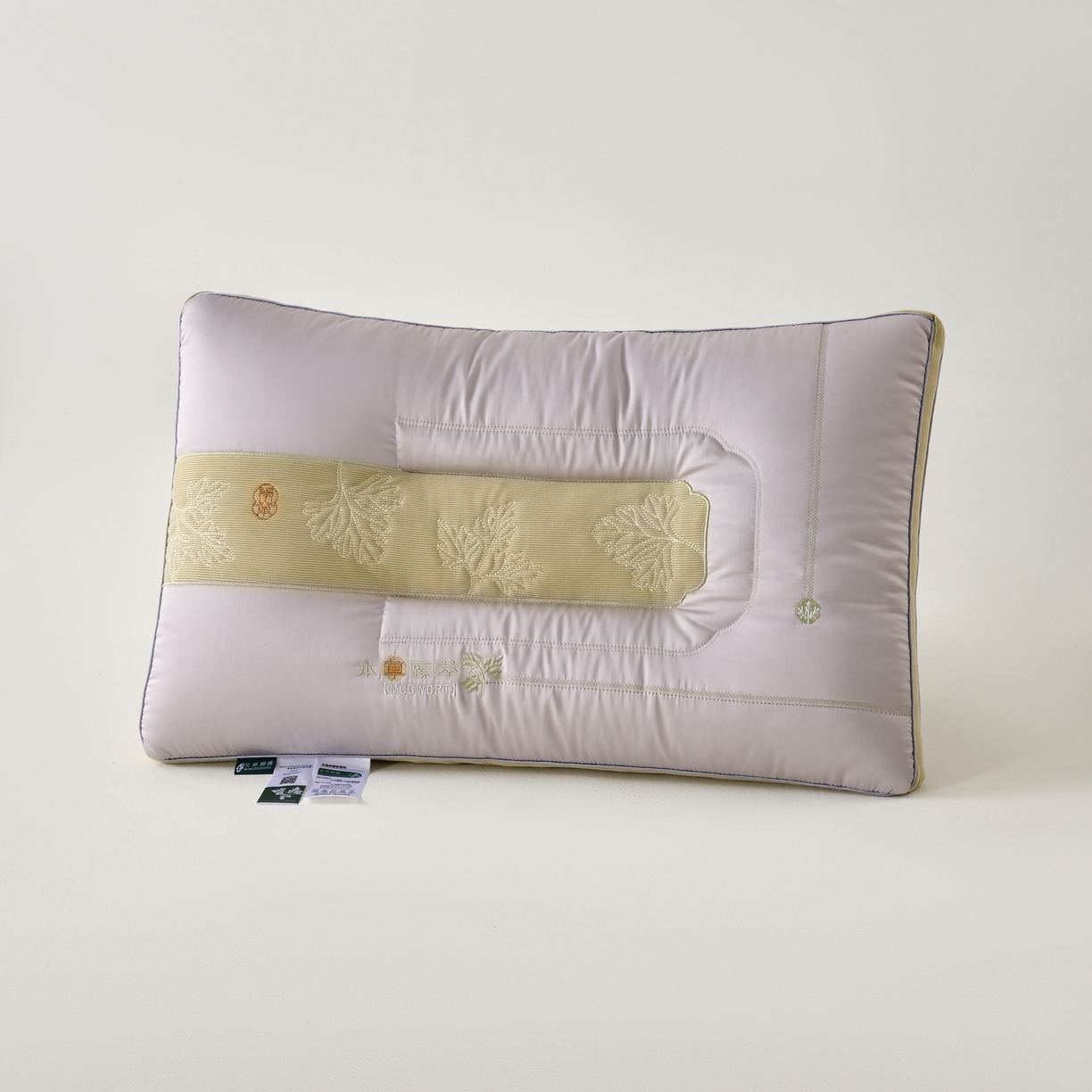 91家纺网 家纺一手货源 找家纺 （总）怡薇格枕芯 2025新款新款艾草分区护颈枕头枕芯