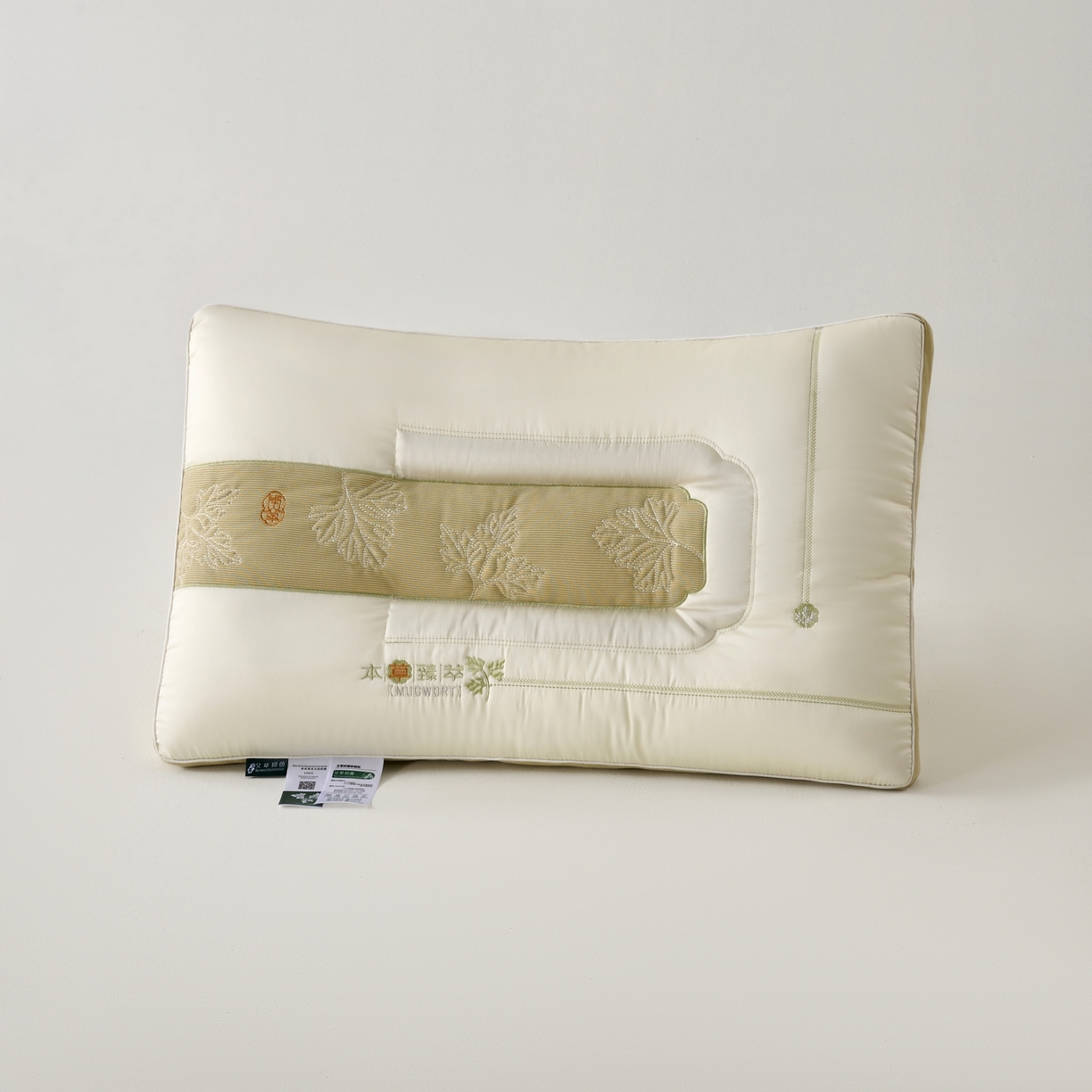 91家纺网 家纺一手货源 找家纺 （总）怡薇格枕芯 2025新款新款艾草分区护颈枕头枕芯