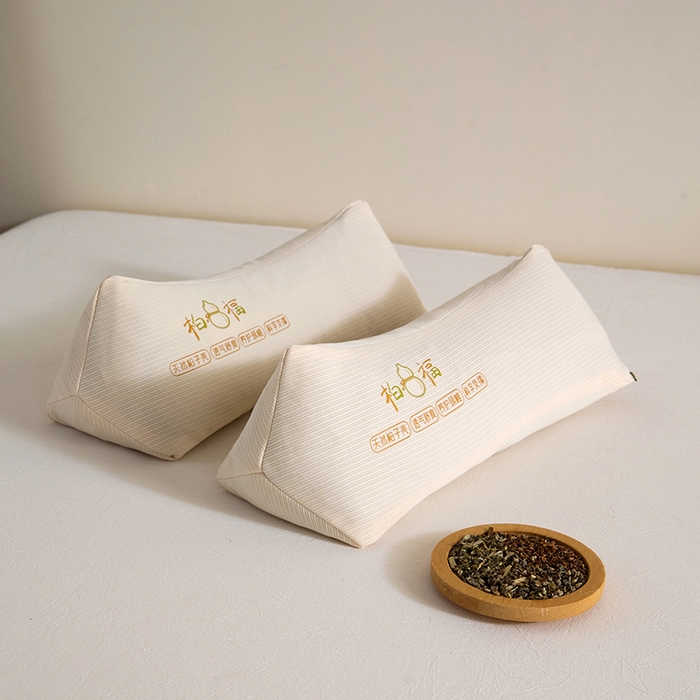 91家纺网 家纺一手货源 找家纺 （总）2025新款柏福系列--三角牵引颈椎枕【含内外礼盒】