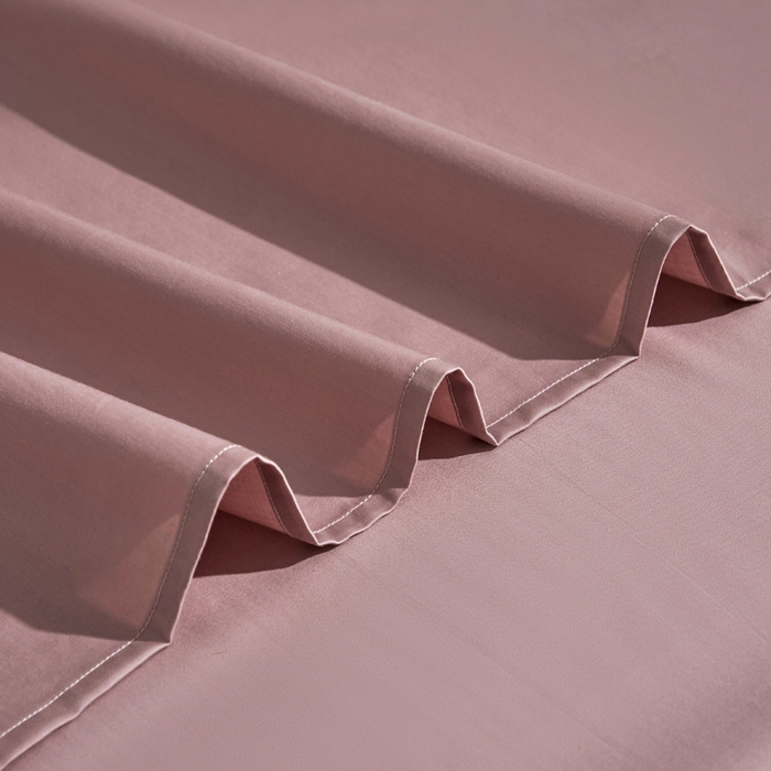 91家纺网 家纺一手货源 找家纺 （总）凯森家纺 高端新疆100支长绒棉床单单件纯棉全棉单双人贡缎加厚被单三件套简约纯色床单床笠